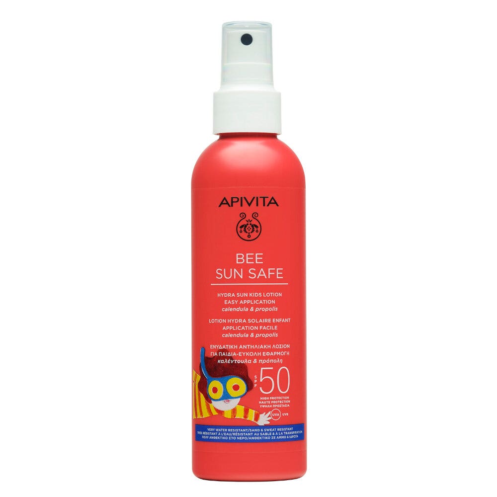 Apivita Bee Sun Safe Loción en spray Hydra Sun para niños SPF50 200 ml