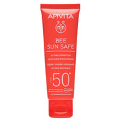 Apivita Bee Sun Safe Crema Viso Lenitiva Hydra Sensitive Pelli Sensibili SPF50+ 50ml