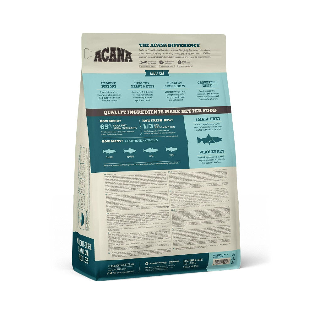 Acana Gatto Bountiful Catch Crocchette Salmone e Aringa Sacco 1,8kg