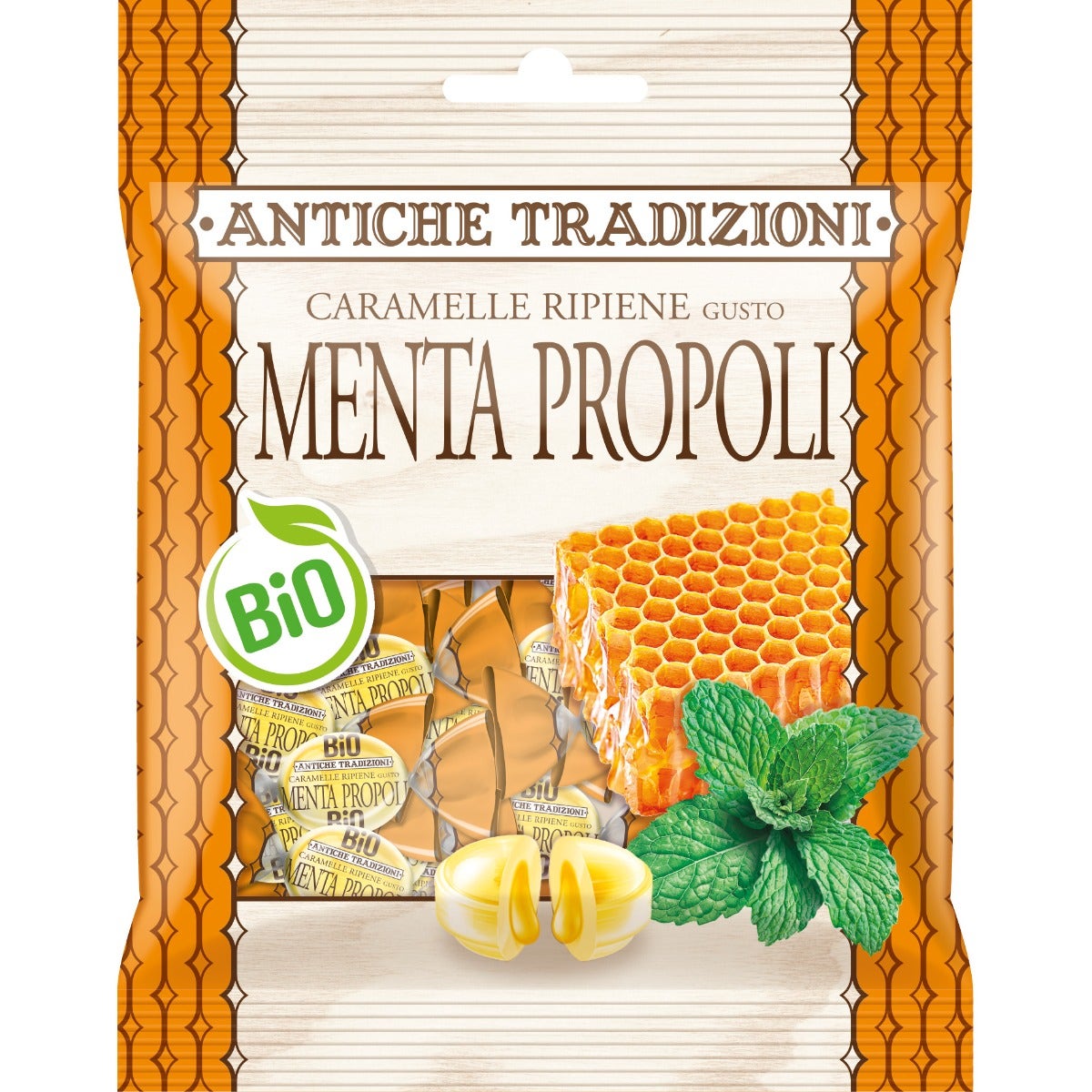 Antiche Tradizioni Caramelos de menta/propóleo 60 g