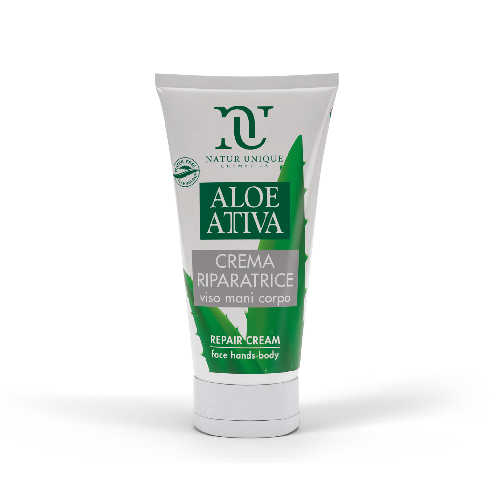 Natur Unique Aloe Attiva Crema Riparatrice Viso Mani Corpo 50ml