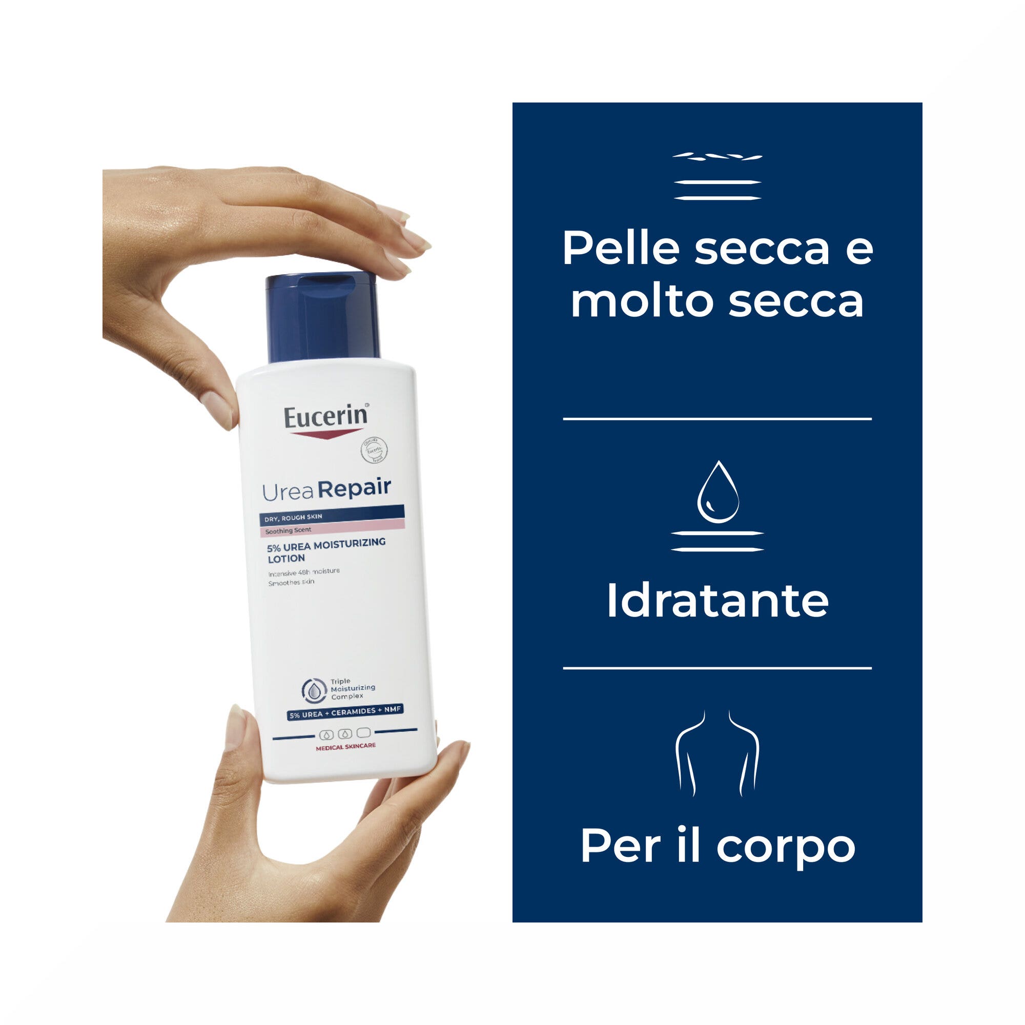 Eucerin UreaRepair PLUS 5 % Urea Emulsión Hidratante 250 ml