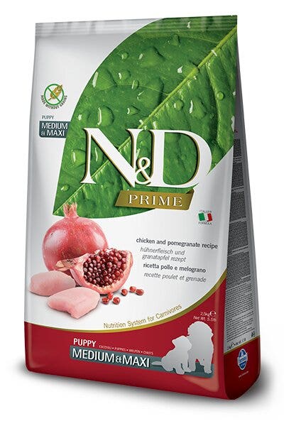 Farmina N&D Prime Pollo E Melograno Cani Cuccioli Taglia Media E Grande Sacco 12kg