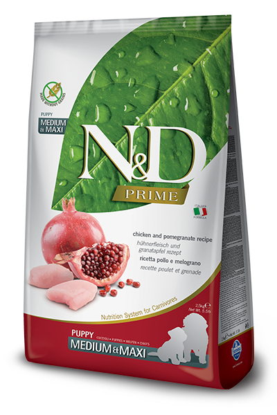 Farmina N&D Prime Pollo E Melograno Cani Cuccioli Taglia Media E Grande Sacco 12kg