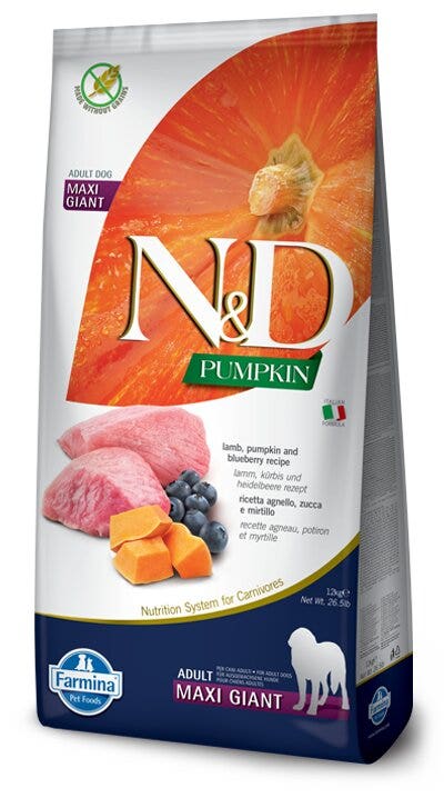 Farmina N&D Pumpkin Agnello E Zucca Cani Adulti Taglia Molto Grande Sacco 12kg