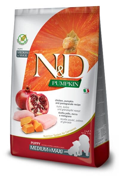 Farmina N&D Pumpkin Pollo E Zucca Cani Cuccioli Taglia Media E Grande Sacco 2,5kg
