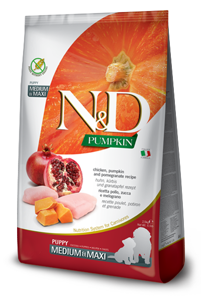 Farmina N&D Pumpkin Pollo E Zucca Cani Cuccioli Taglia Media E Grande Sacco 2,5kg