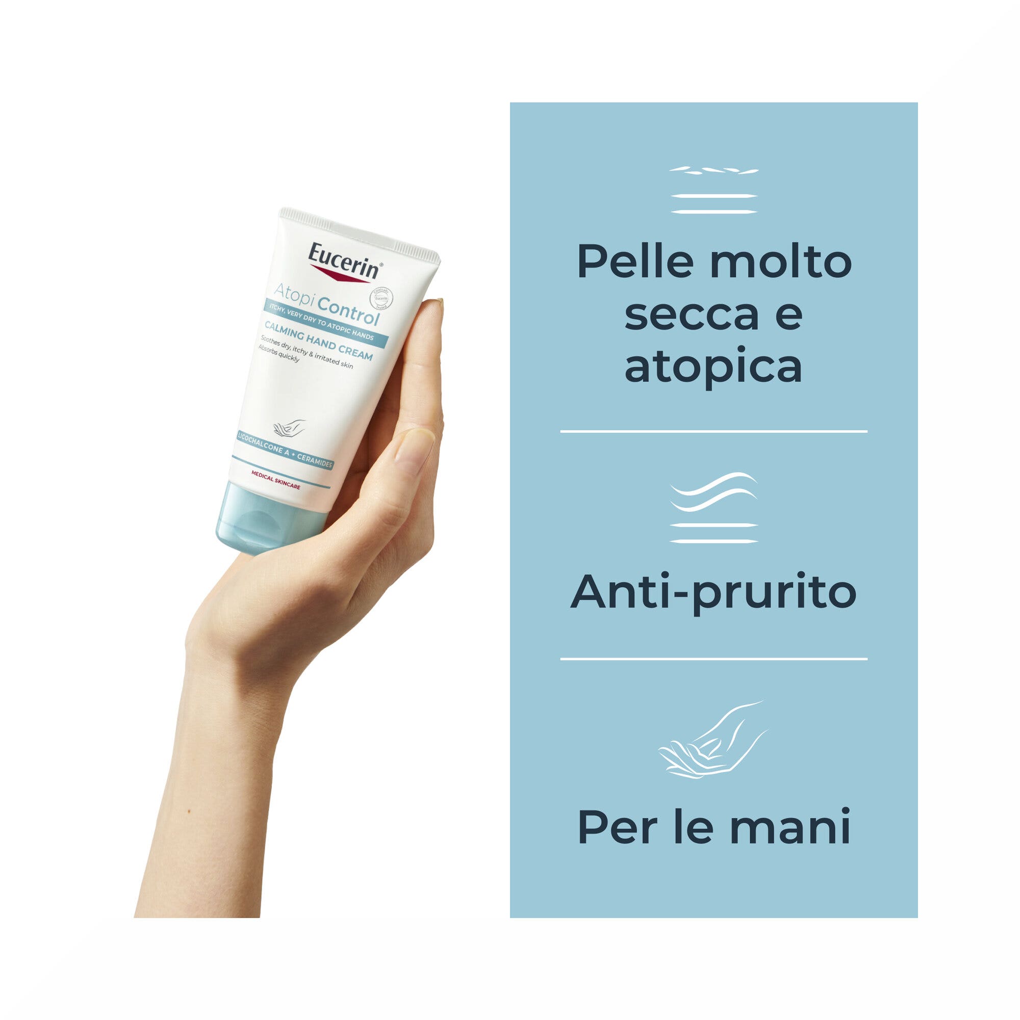 Eucerin AtopiControl Crema de manos 75 ml