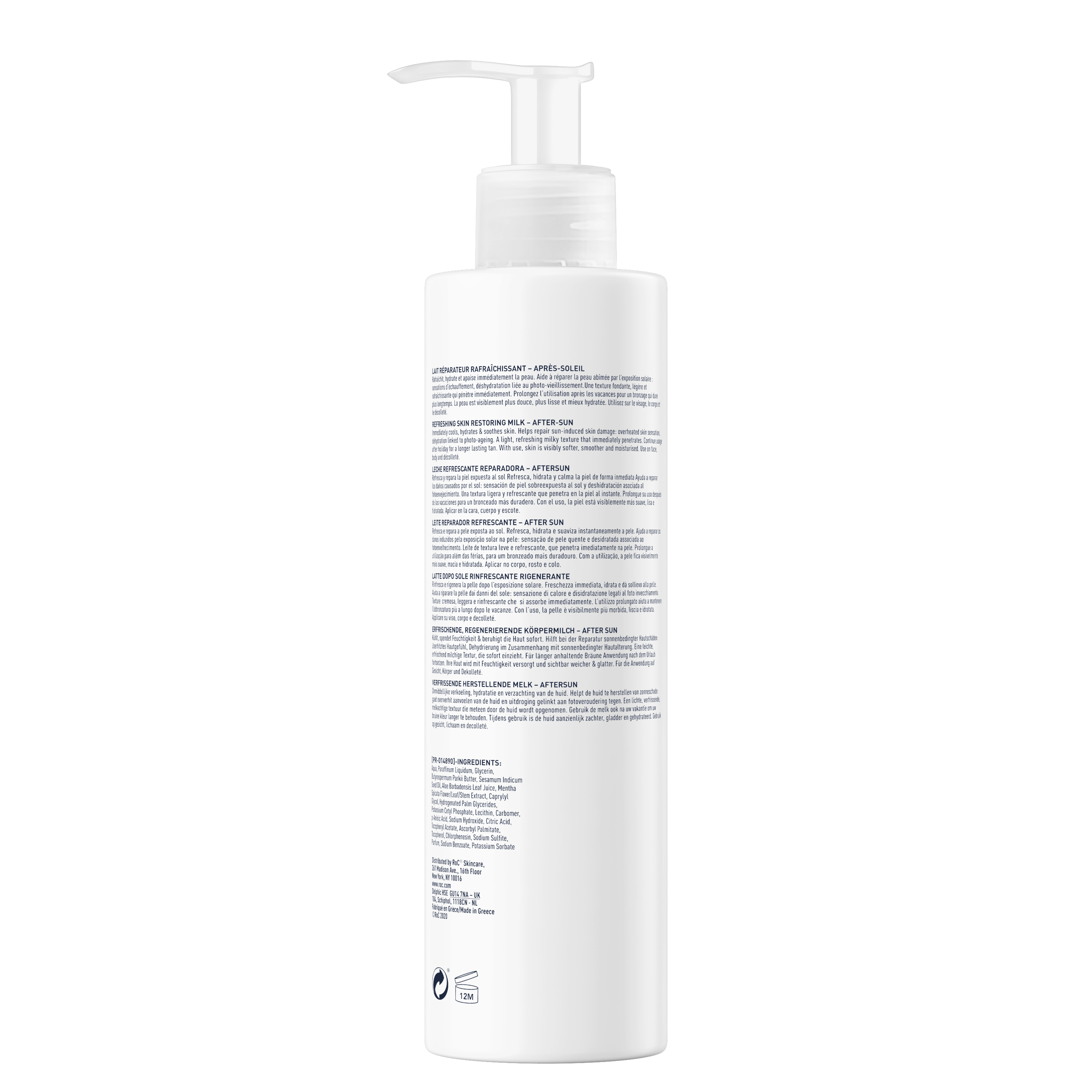 Roc Latte Dopo Sole Rinfrescante Rigenerante 200ml
