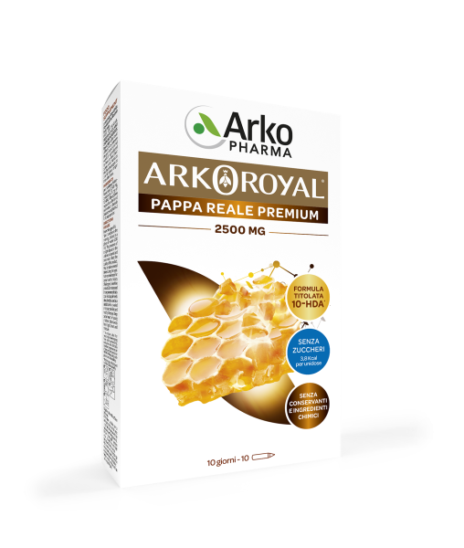 Arkopharma Arkoroyal Jalea Real 2500 mg sin azúcar, 10 viales