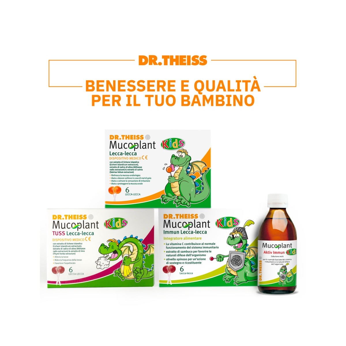 Dr Theiss Mucoplant Kids Lecca Lecca 6 Pezzi