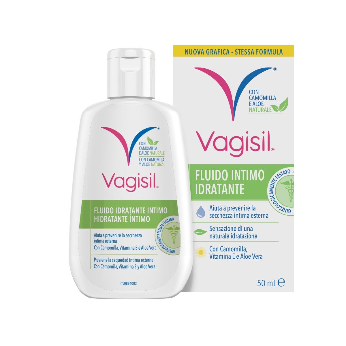 Vagisil Fluido Intimo Idratante Aiuta A Prevenire La Secchezza Intima Esterna Con Vitamina E 50ml