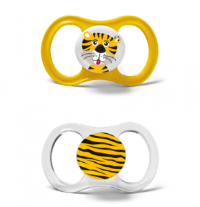 J Bimbi Chupete Smile Ultraventilado Tigre Macho 1 Unidad 16 Meses+