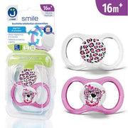 J Bimbi Smile Pack Succhietto Ultraventilato 16 Mesi+ Leopardo Texture