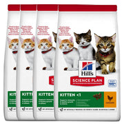 Hill's Science Plan Kitten <1 Cibo Secco Con Pollo Per Gattini 4 Sacchi Da 3kg Ciascuno