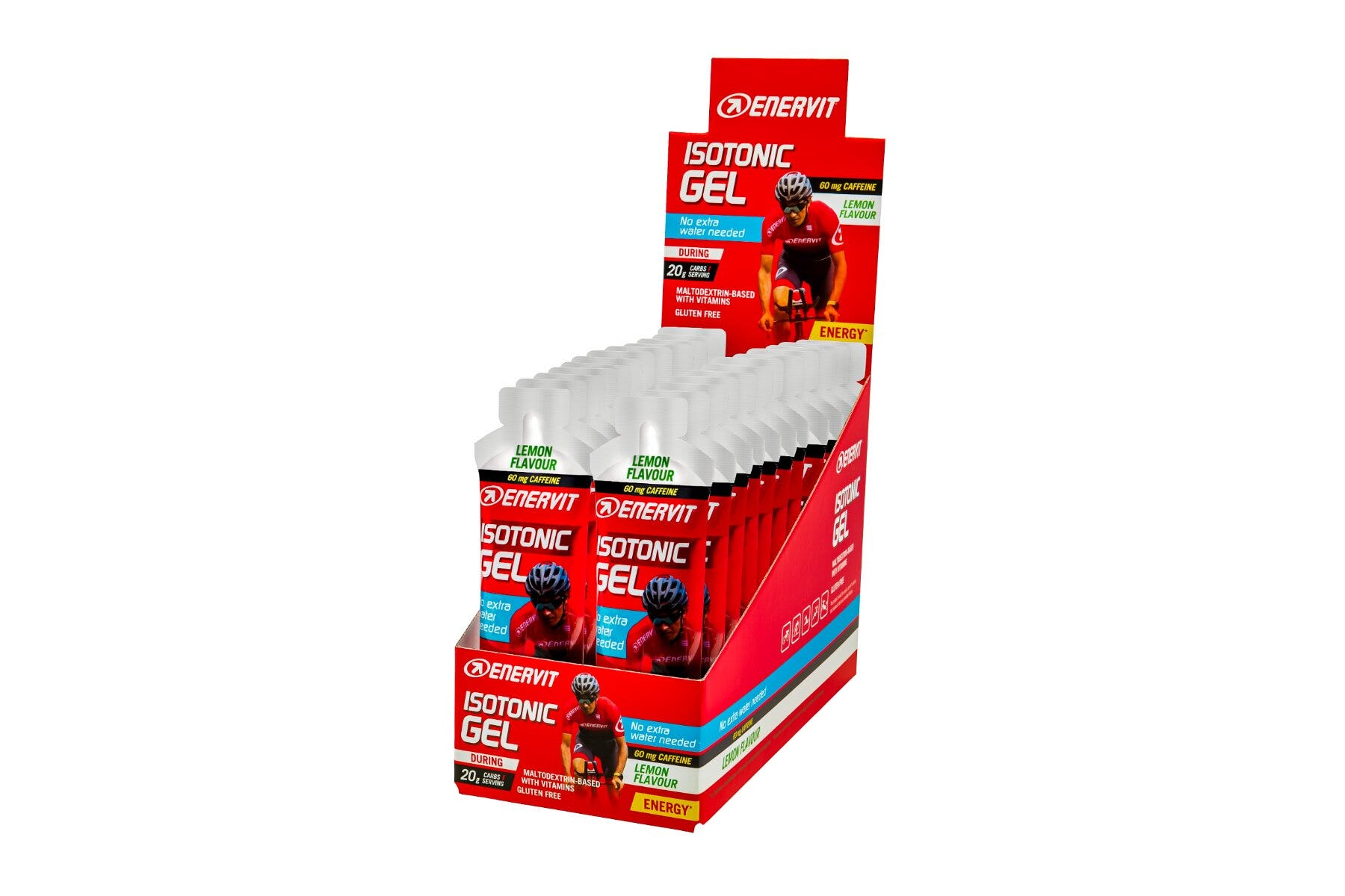 Enervit Isotonic Gel Limone con Caffeina 24 Minipack Da 60ml