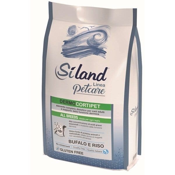 Aurora Biofarma Siland Dermocortipet All Breeds Búfalo y Arroz para Perros 12 kg