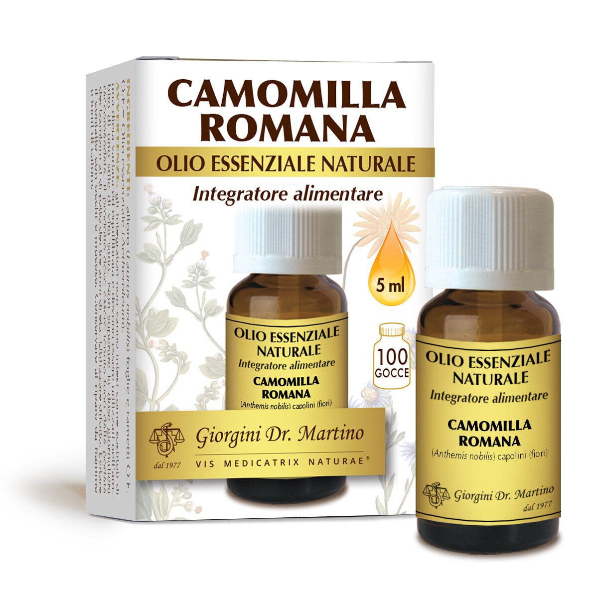 Dr. Giorgini Manzanilla romana Aceite esencial natural 5 ml