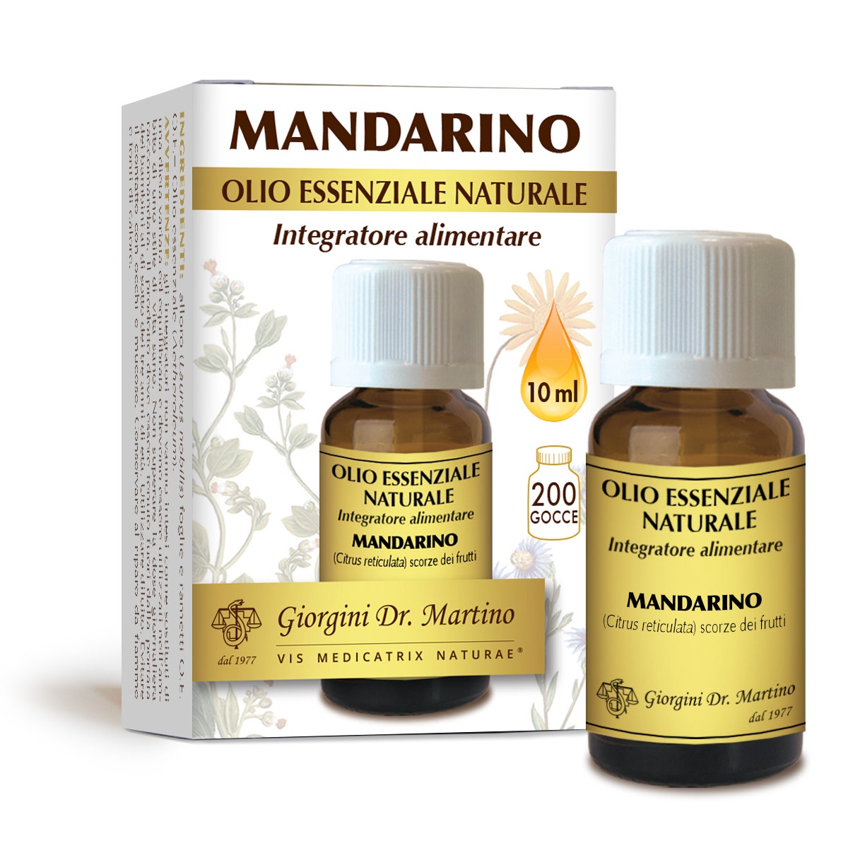 Dr Giorgini Mandarino Olio Essenziale Naturale 10ml