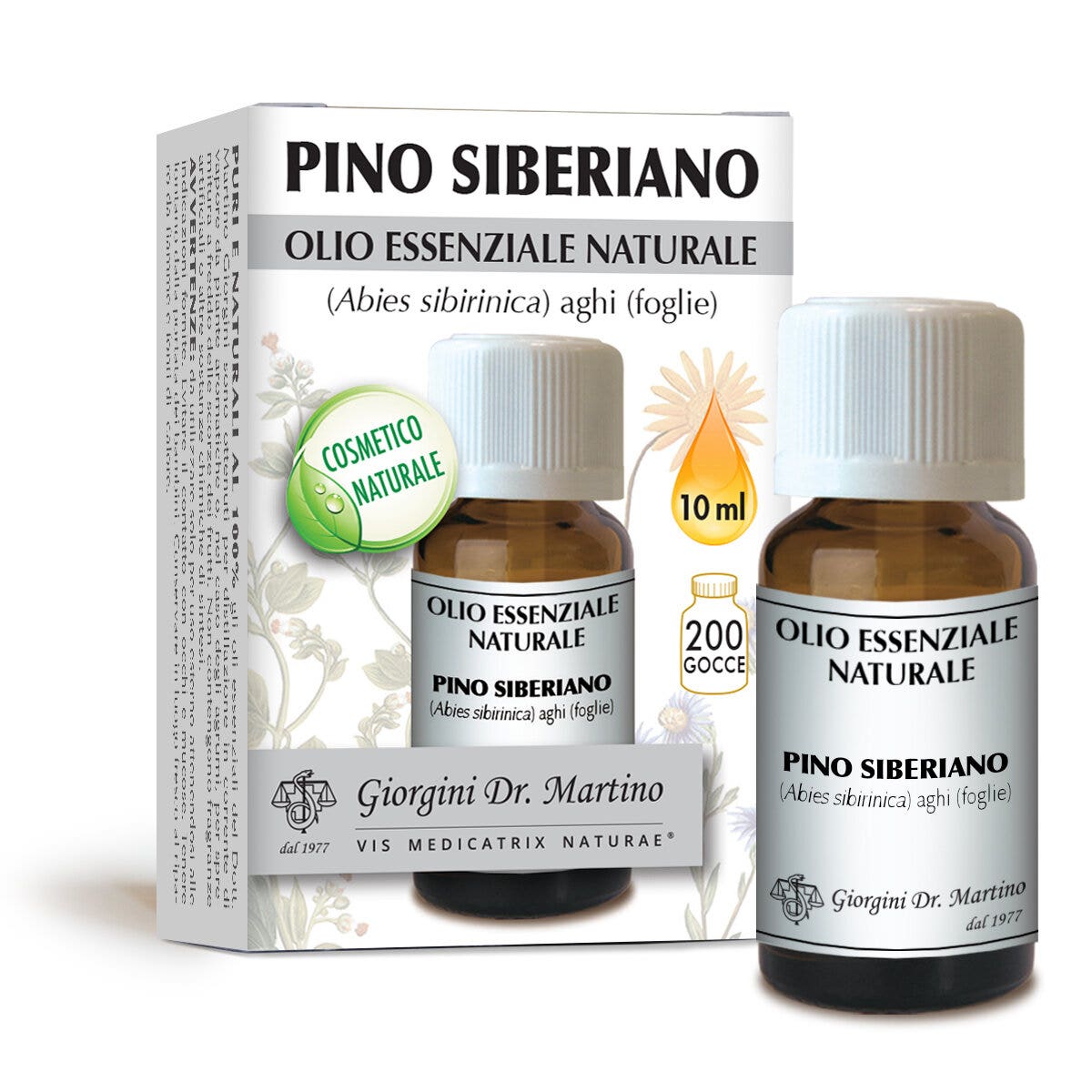 Dr Giorgini Pino Siberiano Olio Essenziale Naturale 10ml