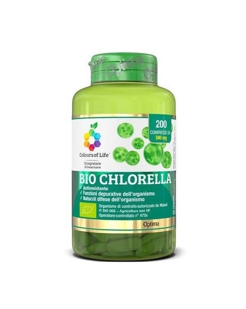 Optima Colours Of Life Bio Chlorella 200 Compresse