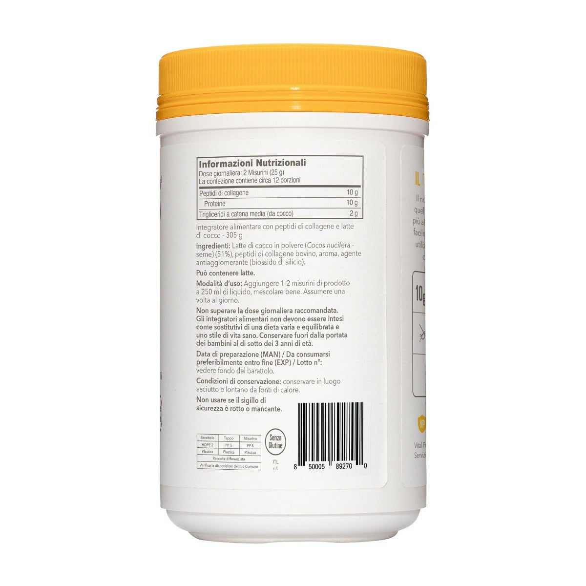 Vital Proteins Collagen Creamer Vaniglia 305g