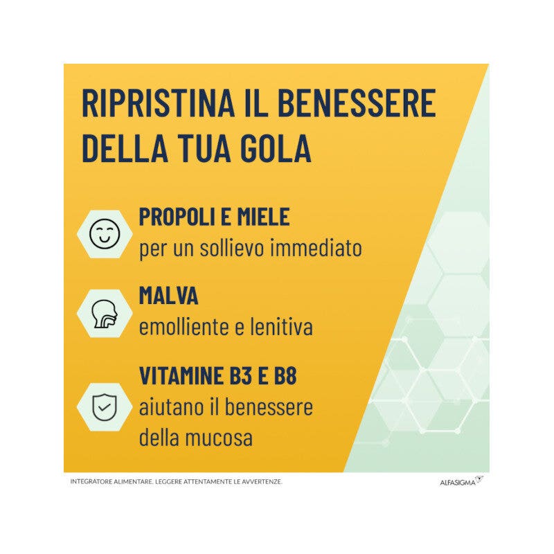 Neoborocillina Propolmiele + Miel/Limón 16 pastillas