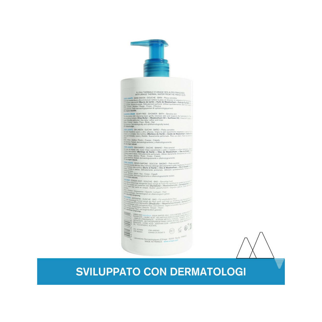 Uriage Crema Lavante 1000ml-6