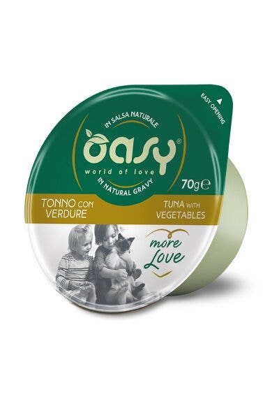 Oasy More Love Gato Atún con Verduras 70 g