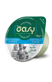 Oasy More Love Gato: pescado oceánico con patatas, 70 g
