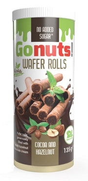Daily Life Gonuts! Rollitos de barquillo de cacao y avellana 135 g