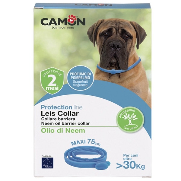 Camon Collar Barrera para Perros Leis con Aceite de Neem 75 cm