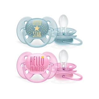 Philips Avent N.º 1 Chupete Ultra Soft para bebés de 6 a 18 meses