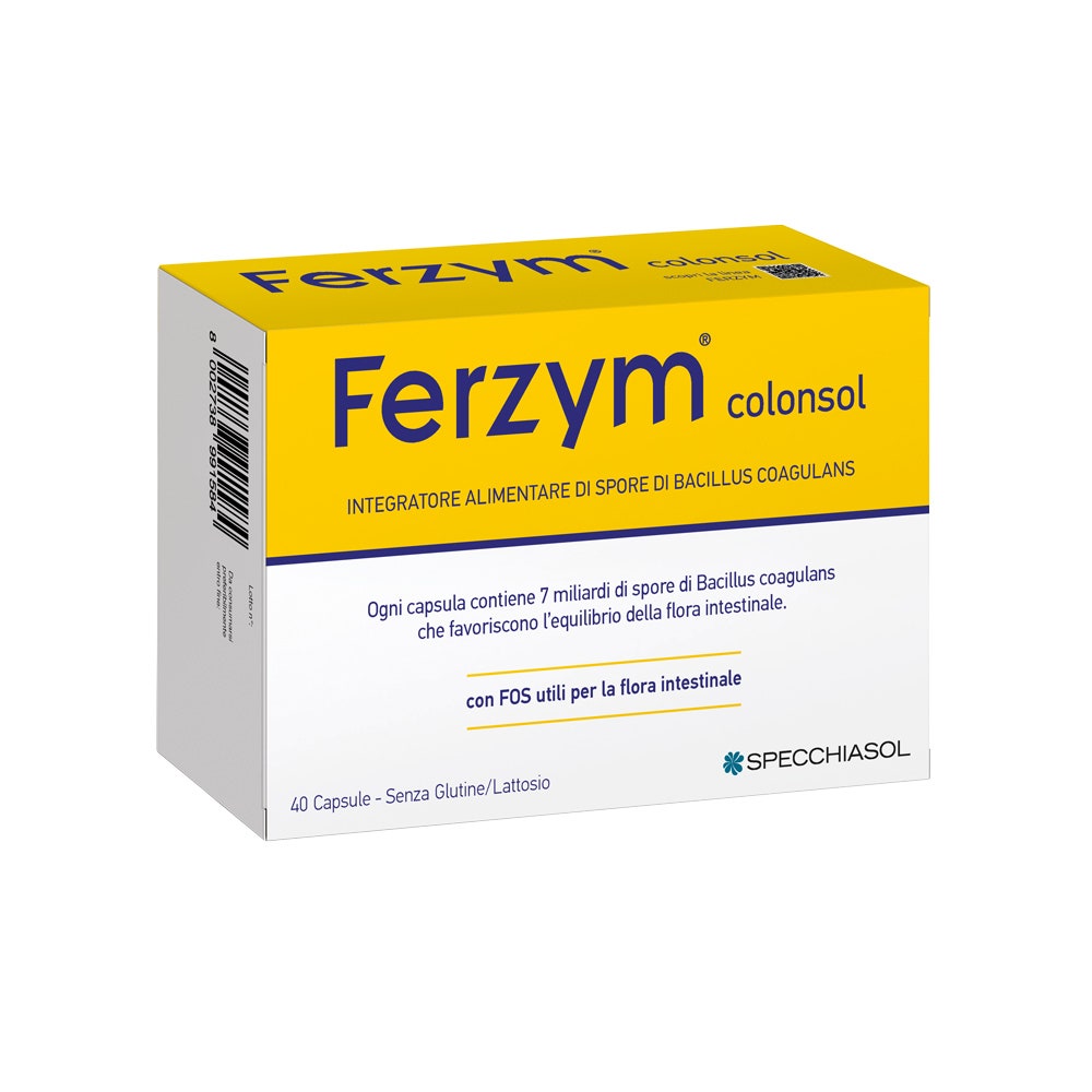 Ferzym Colonsol 40 cápsulas
