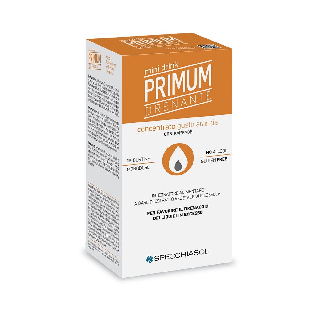 Primum Drenante Sabor Naranja Minidrink 15 sobres