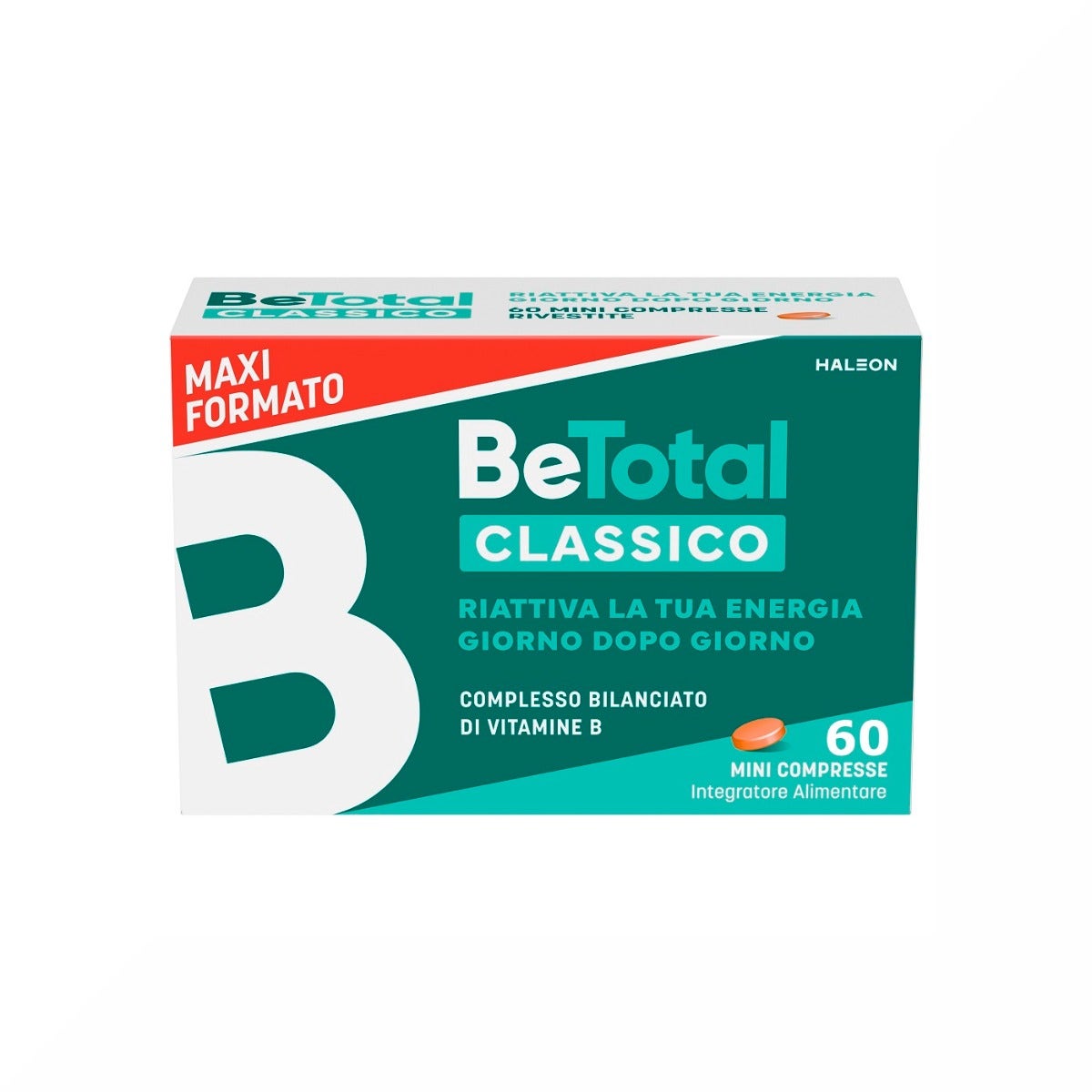 Be-Total Suplemento vitamínico B/B3/B12 para adultos 60 comprimidos