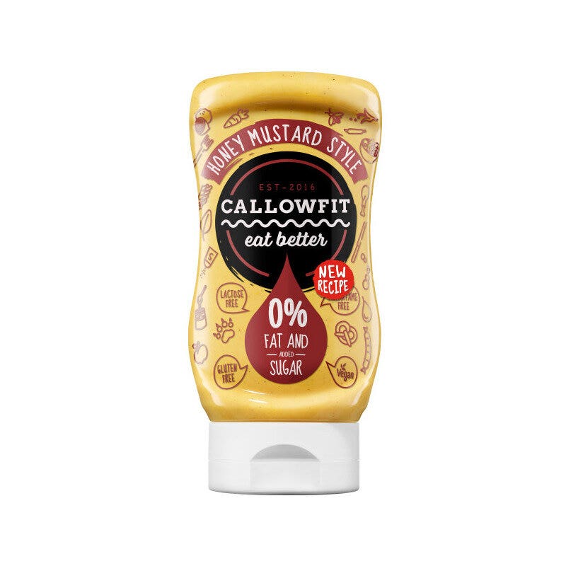 Callowfit Salsa sin azúcares Honey Mustard 300 ml