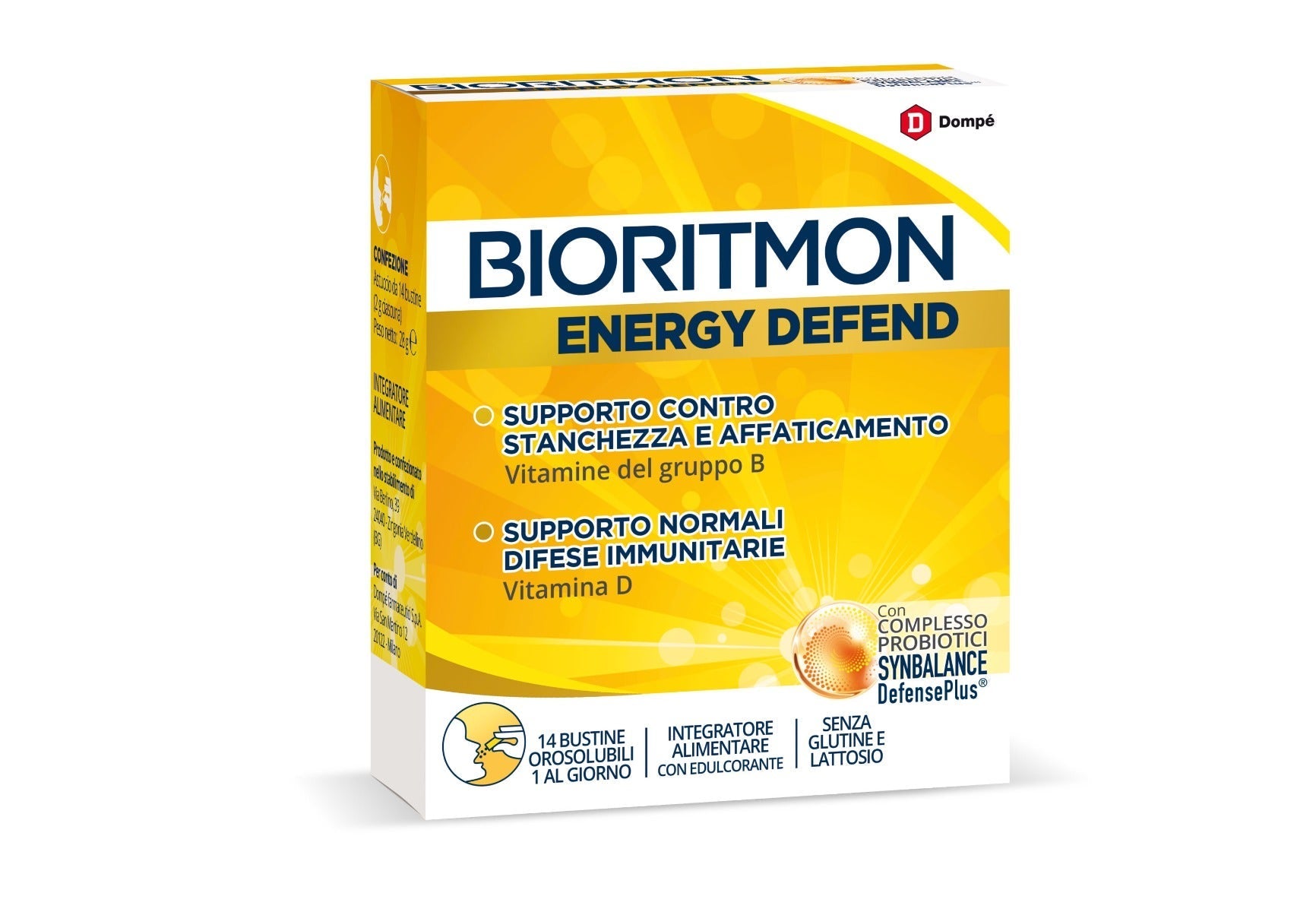 Bioritmon Energy Defend 14 sobres - Complemento alimenticio para las defensas naturales