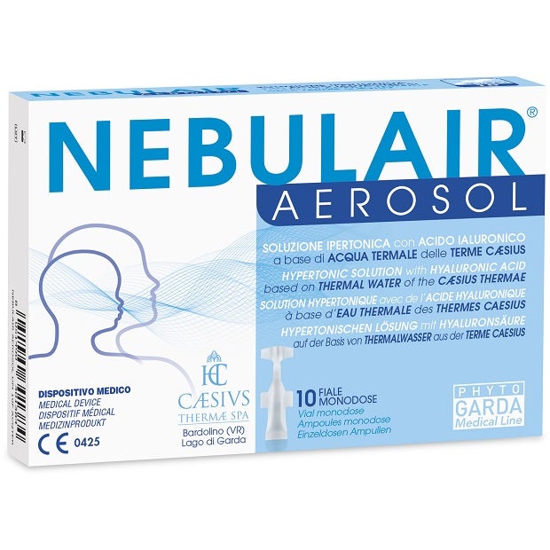 Nebulair Aerosol de agua termal, 10 viales monodosis