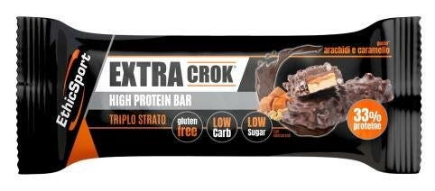 EthicSport Extra Crok Barretta Arachidi E Caramello 50g