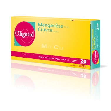 Oligosol Labcatal Nutrition Manganeso/Cobre 28 ampollas