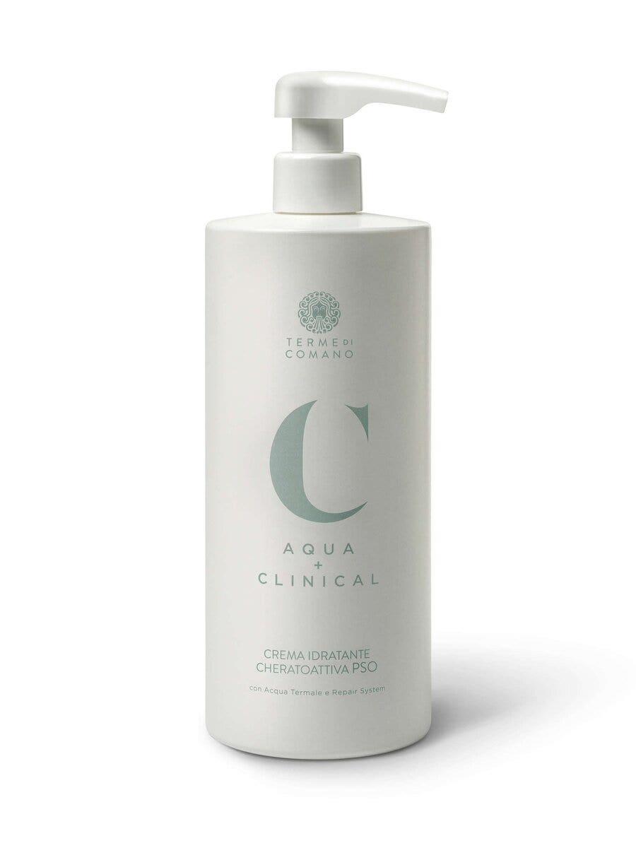 Terme Di Comano Aqua + Clinical Crema Hidratante Queratoactiva Pso 700 ml