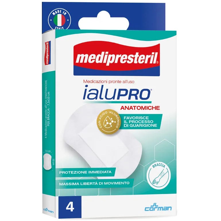 Medipresteril Ialupro Apósito Anatómico para Brazos 7,5 x 10 cm, 4 unidades