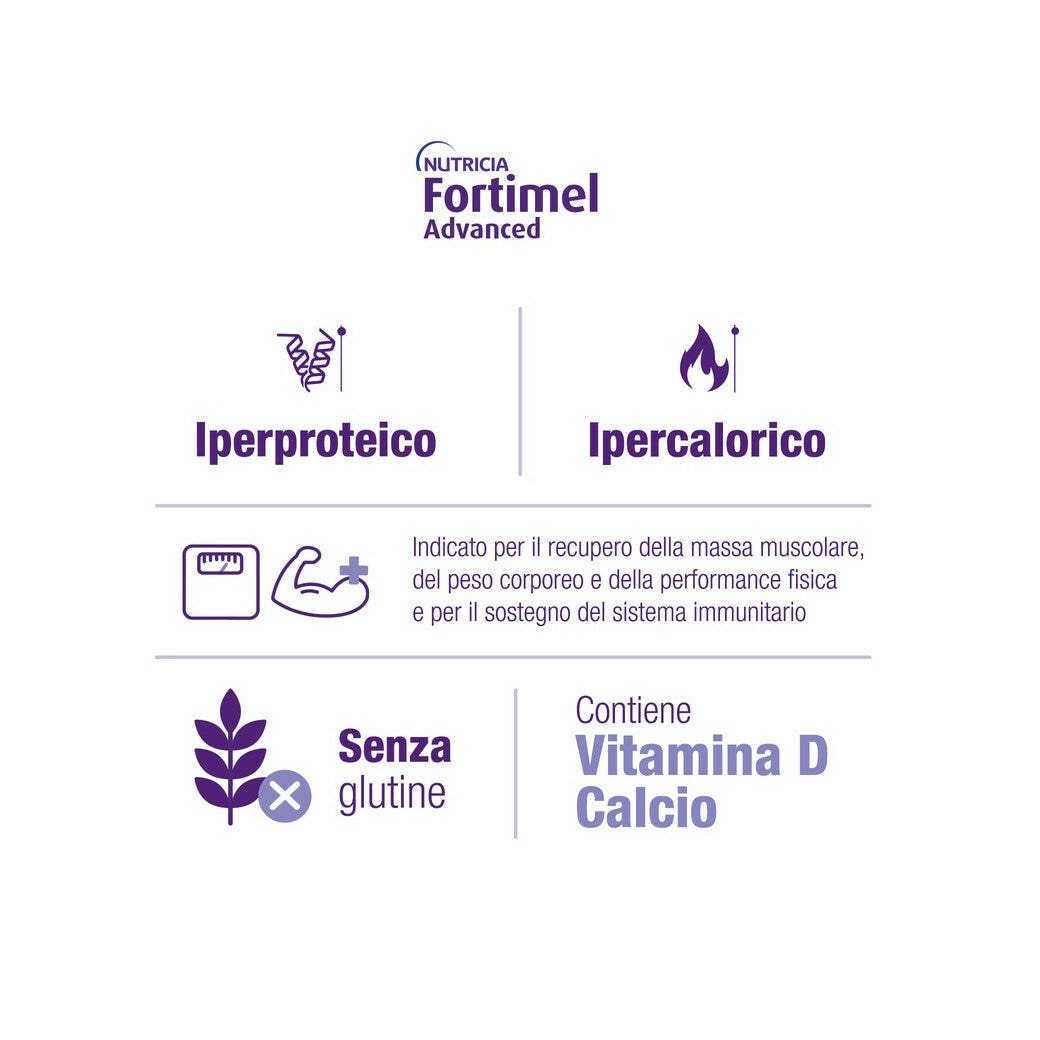 Fortimel Advanced Vainilla Tropical 4 x 200 ml