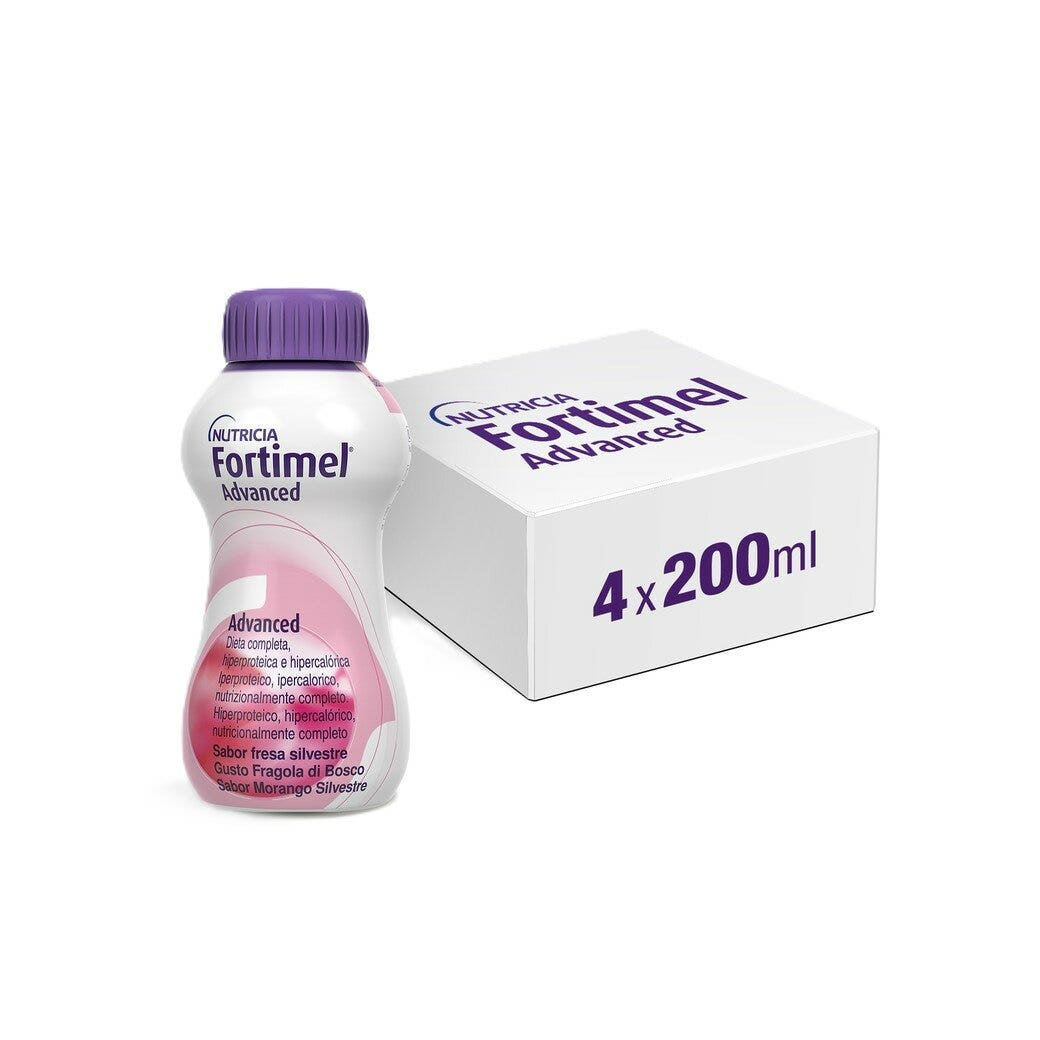 Fortimel Advanced Fragola Di Bosco 4x200ml