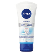 Nivea Crema de manos 3 en 1 Care & Protect con efecto antibacteriano Crema antibacteriana para manos 75 ml