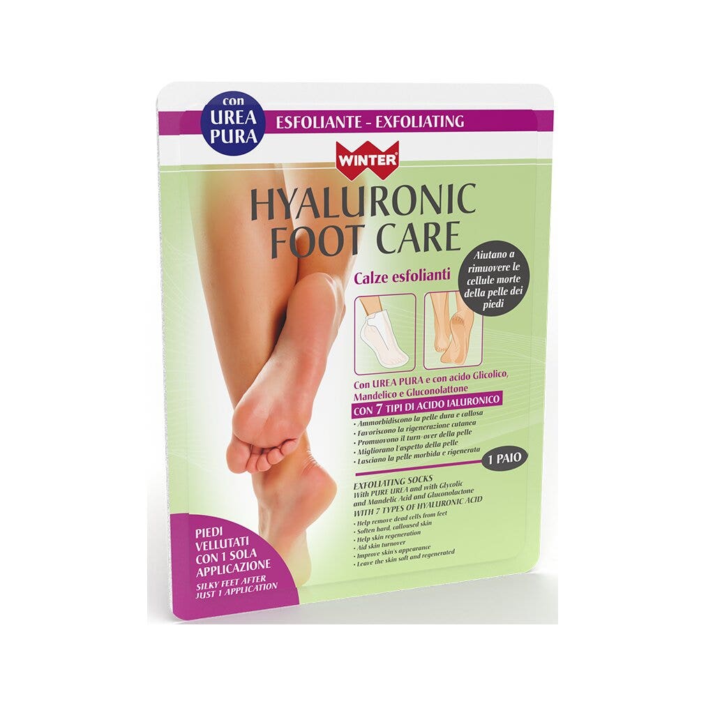 Winter Calze Esfolianti Hyaluronic Foot Care 1 Paio