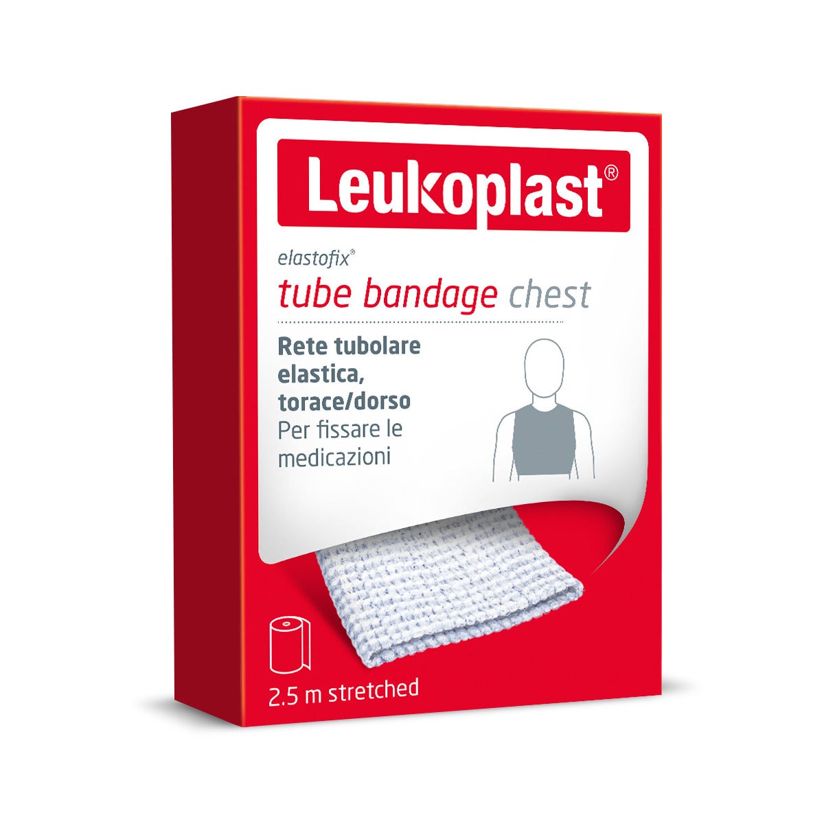 Elastofix Malla tubular para tórax y espalda 2,5 m 1 unidad