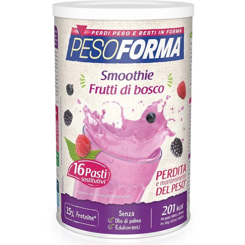 Pesoforma Smoothie Frutti Di Bosco 436g