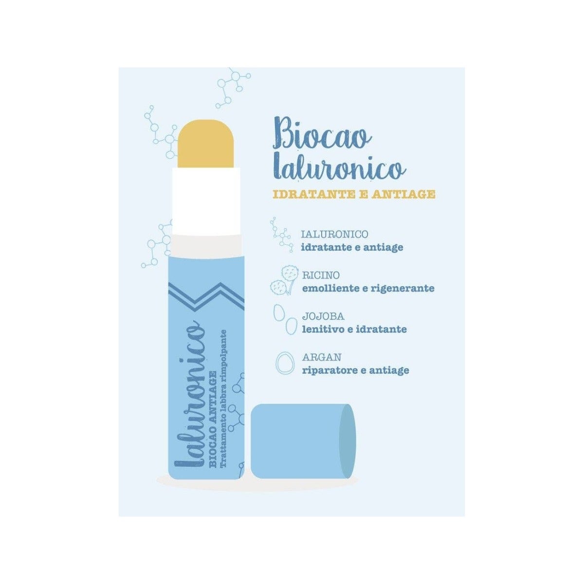 La Saponaria Biocao Bálsamo labial hialurónico 5,7 ml